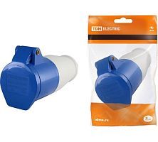 Розетка силовая 223 переносная 32А 220В 3 pin 2Р+РЕ IP44 (32А 220В 3 pin 2Р+РЕ IP44)  ...