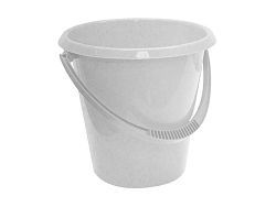 Ведро 17л с мерной шкалой, мраморный  