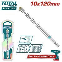 Сверло по бетону шестигранным хвостовиком 10x120мм  