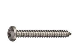 Саморез 5.5х70 мм полусф. головка, острый, нерж.сталь (А2), DIN 7981 (200 шт в уп.) ...