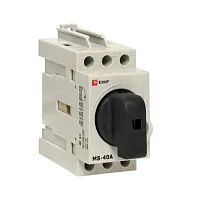 Рубильник модульный MS-40A 3P на DIN-рейку PROxima  