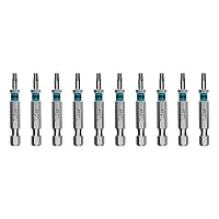 Бита Torx 15х50мм, сталь S2, шестигр., 10 шт. GROSS 