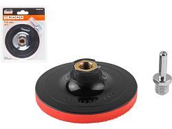 Держатель для АГШК (черепашка) мягк. 100мм 8мм/М14 () (шлифтарелка опорная с липучкой, для дрели и У...