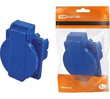 Розетка панельная РП10-3 скрытая с крышкой IP44 16А 2Р+РЕ 220В  ...