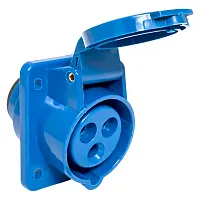 Розетка стационарная внутренняя 413 2Р+РЕ 16А 220В IP44 PROxima  