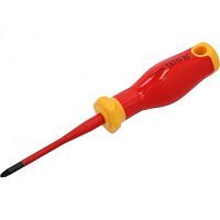 Отвертка SL/PZ1х80мм EXTRA SLIM, изолированная, S2  