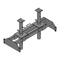 Опорная система для вывешивания передних осей грузового автомобиля 180 мм  ...