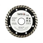 Круг алмазный 115x22.2mm (турбо)  YATO YT-6022