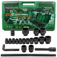 Набор инструментов 20пр. 3/4", 1" RockFORCE 