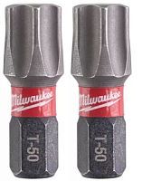 Насадка  SHOCKWAVE TX50 25мм (2шт), MILWAUKEE 