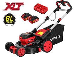 Газонокосилка аккумуляторная CLM 4536-2 в кор. XLT SET БЕСЩЁТ.ДВИГ., САМОХОД., 18В+18В (2х4 Ач акб, ...