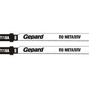 Пилка лобзиковая по металлу, T118А, 2 шт.,  GEPARD GP0612-01