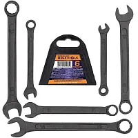 Ключи комбинированные, набор 6пр. (6, 8, 10, 12-14мм)  