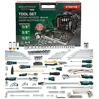 Набор инструментов 142+6пр. 1/4", 3/8", 1/2" (6гр.) RockFORCE LIGHT ...