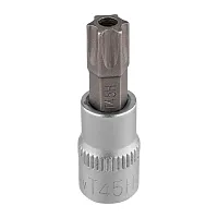 Головка-бита TORX 1/4", T45H c отверстием RockFORCE 