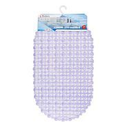 Коврик для ванной, овал 66х37 см, фиолетовый  PERFECTO LINEA 22-683705