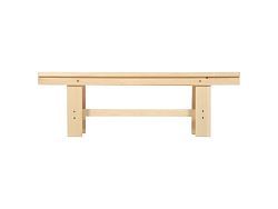 Лавочка разборная, 120х33х43 см, липа,   