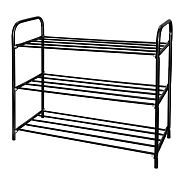 Этажерка для обуви Ника комфорт 3-х секционная, 590х330х790 mm, черный  ...NIKA ЭТК3/Ч