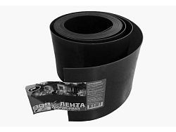 Лента бордюрная 25 см, цвет- черный, рулон (10м) садовая/газонная  ...