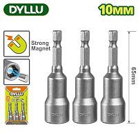 Торцевая магнитная насадка 10x65 мм   (3 шт.)