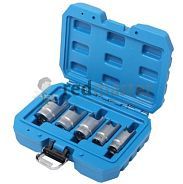 Набор головок разрезных, 3/8" 5пр. (12, 14, 17, 19, 22мм), в кейсе  ...Rock FORCE RF-305125