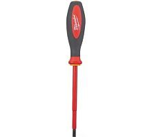 Отвертка диэлектрическая VDE SL 1.2x6.5 x150 трехгранная рукоятка (замена на 4932478717) MILWAUKEE ...