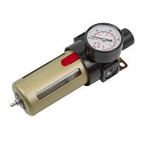 Фильтр-регулятор с индикатором давления для пневмосистем 1/2'',10Мк, 1400 л/мин, 0-10bar,раб. темпер...