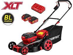Газонокосилка аккумуляторная CLM 4536 в кор. XLT SET БЕСЩЁТ.ДВИГ., 18В+18В, шир.460 мм (2х4 Ач акб, ...