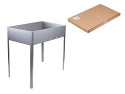 Мангал сборный "Стандарт" без шампуров в г/карт.кор (500х300х500 х0,7толщ)  ...