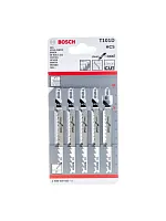 Пилка для лобзика T 101 D Clean for Wood (5 шт),  