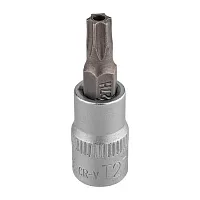 Головка-бита TORX 1/4", T27H c отверстием RockFORCE 