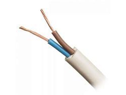 Провод ПВСм 2х2,5 (бухта 50м) Б (белый, ГОСТ 7399-97)  