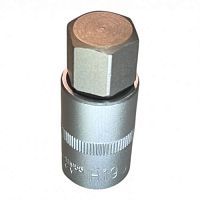 Головка 1/2" с насадкой HEX 19 мм, длина 55 мм  