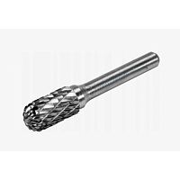 Шарошка металлическая цилиндрическая с закругленным кончиком 10х16x56мм для обработки металла  ...