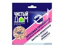 Отрава от грызунов (зерновая приманка) Чистый Дом (п/э пакет 200 гр.)  ...