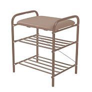 Банкетка для обуви, 500х330х440 mm, коричневый  NIKA Б1-1/К