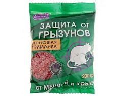 Отрава от грызунов (зерновая приманка) Домовой Прошка (п/э пакет 200 гр.)  ...