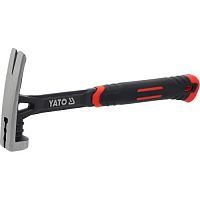 Молоток столярный с гвоздодером 500гр, 345мм, цельнометаллический, кованый  ...