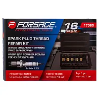 Набор метчиков и плашек для восстановления резьбы, 16пр  ...