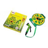 Шланг ПВХ 15м на катушке в комплекте с пистолетом-распылителем (7 режимов распыления)  ...