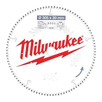 Диск пильный по дереву для торцовочной пилы 305x30x3.0x100 -5° ATB MILWAUKEE ...
