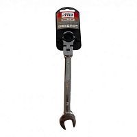 Ключ комбинированный рожково-накидной с трещоткой шарнирный 14мм CrV  ...