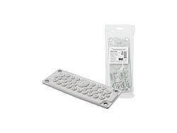 Кабельный ввод мембранный КВМ-35, ТЭП, RAL7035, IP66, 35 вводов  