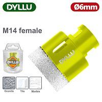 Коронка с твердосплавным напылением 6 мм  