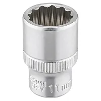 Головка 11мм (12гр.), 1/4" RockFORCE 