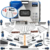 Набор инструментов 142+6 пр.1/4" 3/8" 1/2" (6-гр.)(4-32мм)  