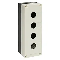 КП104 пластиковый 4 кнопки белый  