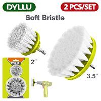 Набор щеток-насадок мягких для дрели   (2 шт)