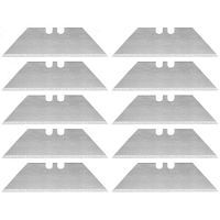 Лезвия сменные трапециевидные для ножа монтажного 61х33х19x0,6 мм SK5, 10 штук  ...