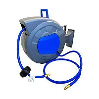 Катушка с пневмошлангом 9.5 мм х 15 м  